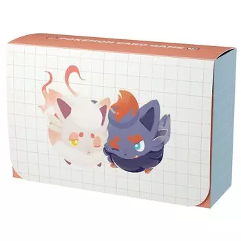 Оригинал Pokemon Center Двойной кейс для колод для карточной игры Pokemon Зороа Хисуи Зороа &