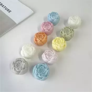 Originality Flower Aromatherapy Candle Silicone Mold DIY Rose Car Decoration Aromatherapy Handmade Soap Gypsum Ornament Mold