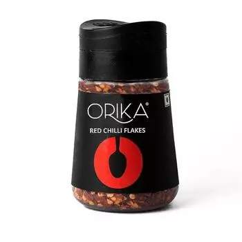 Orika Red Chilli Flakes 50 г | Идеальная приправа для пиццы, пасты и чесночного хлеба | Влагостойкая банка-разбрызгиватель | Без искусственных ароматизаторов