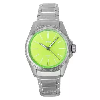 Oris ProPilot X Kermit Edition Titanium Green Dial Automatic 01-400-7778-7157-Set 100M Мужские часы зелёный