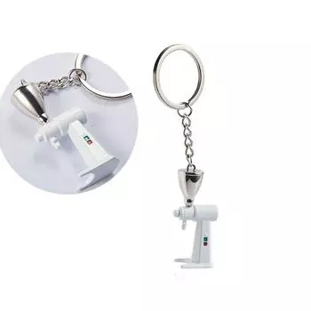 Ornament Moka Pot Niche Design Bag Pendent Coffee Series Key Ring Car Key Ring Coffee Pot Key Chain G