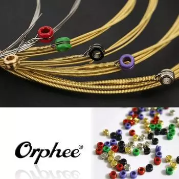 Orphee TX640 Набор струн для акустической фолк-гитары, 6 шт. (.012-.053) Фосфорная бронза среднего напряжения