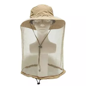 Orrudo Fishing Gear Hat с москитной сеткой Kayardo Hat бежевый qa100218b01n0