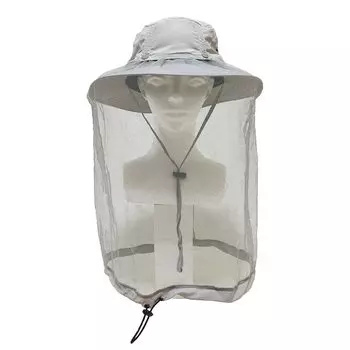 Orrudo Fishing Gear Hat with Mosquito Net Kayardo Hat Gray qa100218c01n0