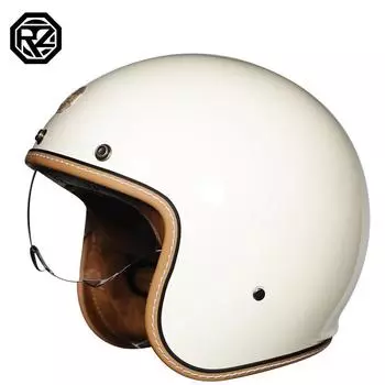 Orz Open Face Half Moto Мотоциклетный шлем винтажный Мотоцикл Vespa capacete Chopper Bike ЧЕРНЫЙ S