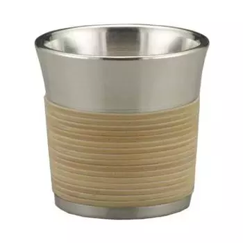 Osaka Tinware Osaka Naniwa Tinware Традиционные ремесла Посуда для сакэ Чашки Ротанговые рулеты (Сузуки) 8-12
