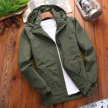 Осенний тонкий тренчкот Trend Outdoor Водонепроницаемый быстросохнущий мужской пиджак Повседневная куртка M