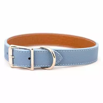 Ошейник Auburn Leathercrafters для собак ОШЕЙНИК TUSCANY x СВЕТЛО-СИНИЙ Толщина 2,5 см Длина 50,8 см