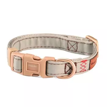 Ошейник для собак Doggyman Tailor S из кожи, серый, для собак (Шеи) серый