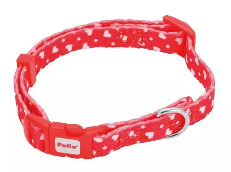 Ошейник Petio ARFashion Heart Dot Collar Red для очень маленьких собак, размер SS красный