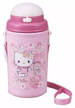 OSK Hello Kitty Sakura Water bottle with straw (cold type) SC-450S розовый