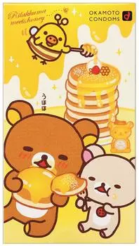 от Rilakkuma 2013 Love Love Hot 10 презервативов x 3 набора Okamoto [Набор 3]