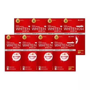 Отбеливающий пластырь Perio White Now 8Px8 в упаковке