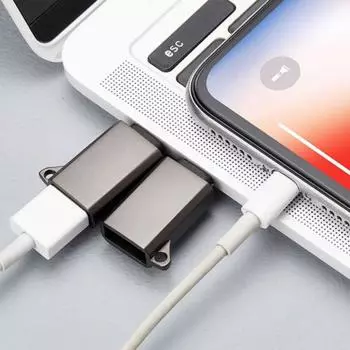 Конвертер OTG Type-C Быстрое устройство считывания карт для передачи данных Компактный размер Портативный универсальный тип-C для