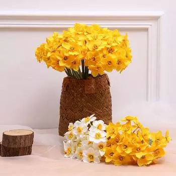 Отличная имитация цветка без запаха, яркий цвет, яркий белый