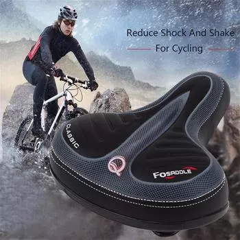 (Отличный дом)Удобное широкое седло для велосипеда с гелем Cruiser Extra Sporty с мягкой подушечкой Big Bum Bike