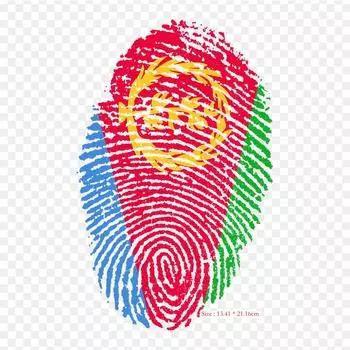 Отпечаток пальца США Флаг Бразилии F Утюг на теплопередаче Печать Виниловые нашивки Наклейка для одежды DIY Аппликации Моющиеся нашивки
