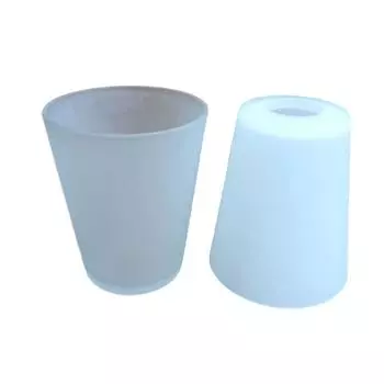 Отверстие D4.2cm Конусный стеклянный абажур Белый матовый стеклянный колпак Замена для винтовых ламп E27 Подвесные светильники