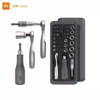 Отвёртка Xiaomi JIMI S2 + 41 бита чёрный