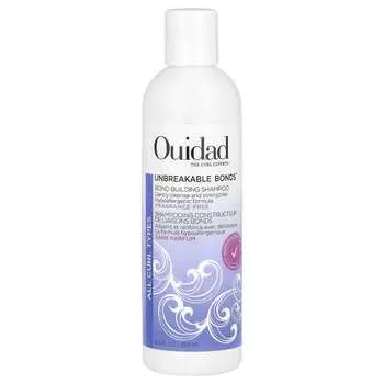 Ouidad, Unbreakable Bonds®, шампунь для укрепления волос, для всех типов кудрей, без отдушек, 8,5 жидких унций (250 мл)