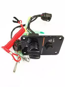 Outboard Motor Single Engine Key Switch Panel For Yamaha 704-82570-08-00