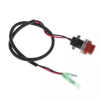 Outboard Start Stop Button Emergency Engine Switch Keyless With 45cm Resistant Start Stop Push Button For Yacht