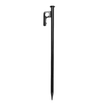 Outdoor Carbon Steel Ground Nails Thick High Strength Tent Ground Nails Camping Extended Canopy Pole Fixed Windproof Camp Nails One Size
