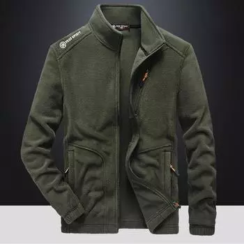 Outdoor Fleece Men s Polar Fleece Winter Wind Cardigan Jacket Jacket Jacket Men s Jacket M