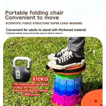 Outdoor Furniture Folding Telescopic Stool Beach Chair Portable Stool Leisure Folding Chair Camping Stool Folding Fishing Chair красный