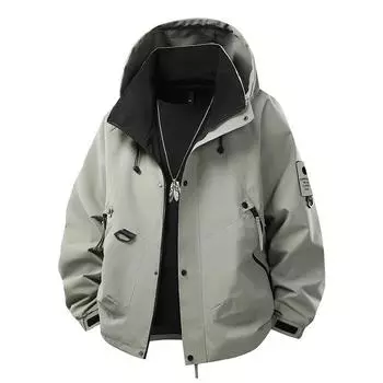 Outdoor Jacket Men s Spring and Autumn Sports Casual Jacket Waterproof Windproof Mountaineering Suit Trendy Men s Jacket S