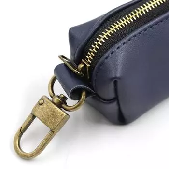 Outdoor Protable Dog Poop Bag Dispenser PU Pet Pick Up Poop Bags Holder X3UC коричневый
