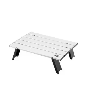 Outdoor table small table CSxVP aluminum roll table compact [Captain Stag] UC-0580