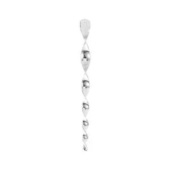 Outdoor Wind Twisting Reflective Bird Scare Rod Garden Supplies Deterrent Rod Ornamental серебряный