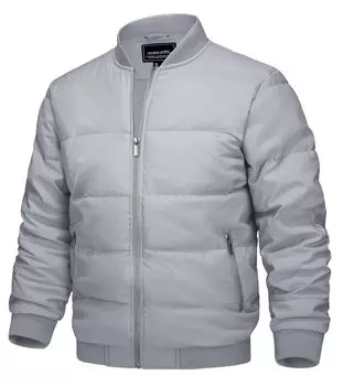 Outdoor Windproof Cold Crew Military Light L [TACVASEN] Мужская куртка, одежда, свободная, пальто, с наполнителем, защита, ветровка, шея, куртка, верхняя одежда, светло-серый