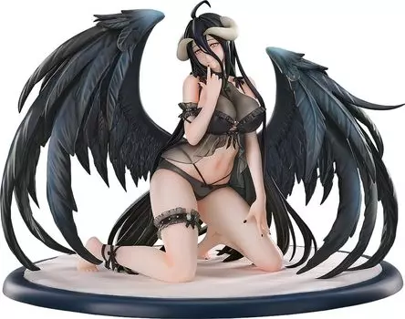 Overlord Albedo Nightgown масштабная пластиковая окрашенная готовая фигурка Ver. 1/7 чёрный
