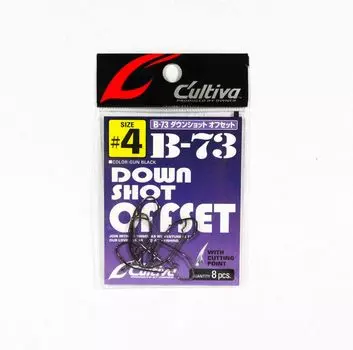 Owner B-73 Worm Hook Down Shot Off Off Off, размер 4 (1126)