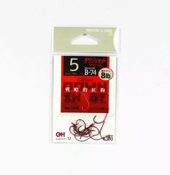 Owner B-74 Worm Hook Down Shot SP, размер 5 (5835)