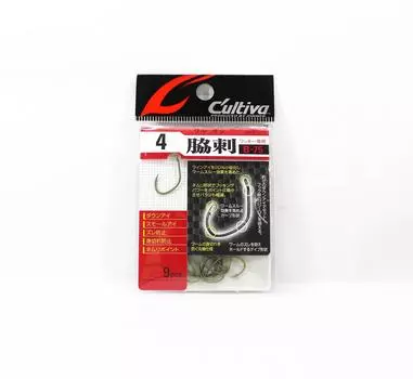 Owner B-75 Worm Hook Wakizashi Wacky Размер 4 (6369)