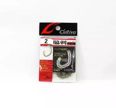Owner B-75 Worm Hook Wakizashi Wacky Размер 2 (6376)