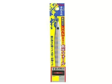 OWNER Metal Jig Lure Shooting Jig Level 180g Slow Zebra 31876 GJL-180 (Glow) #18