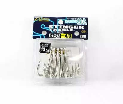 Owner ST-76 TN 4X Treble Hook Heavy Duty Size 4/0 (9499)