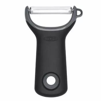 Овощечистка OXO Peeler Mini из нержавеющей стали, удобная для удержания, Y-образная чёрный