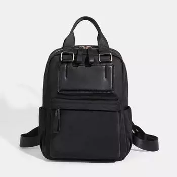 Oxford Cloth Backpack Women s Large Capacity Backpack Fashion Travel Lightweight Travel Backpack Commuter Computer Bag чёрный