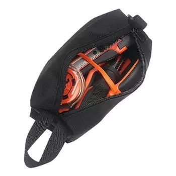 Oxford Cloth Small Tool Bag with Hook Wear Resistant Tool Storage Pouch Portable Anti-Fall Accessories Storage Bag Home Car Use S чёрный