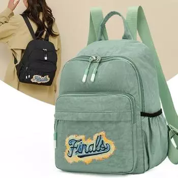 Oxford Large Capacity Student Schoolbag Women s Lightweight Travel Backpack серый