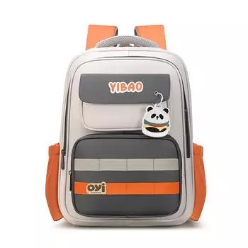 Рюкзак для девочек Oxford Solid Zipper Panda с большим внутренним отделением, детский рюкзак, школьная сумка для студентов семестра синий