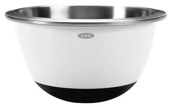 OXO Mixing Bowl Stainless Steel Small White белый