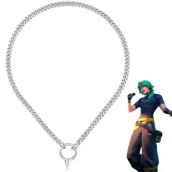Ожерелье для косплея игры Heartsteel Ezreal, кулон унисекс, колье, ювелирные аксессуары, подарки, костюм на Хэллоуин, реквизит
