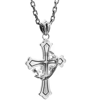 Ожерелье HOWL Howling Cross 925 Silver 50cm [Lion Heart] Ожерелье/S SIZE/Серебро