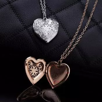 Ожерелье Love, открытое ожерелье, полое женское персиковое ожерелье в форме сердца в форме сердца, женские аксессуары серебряный